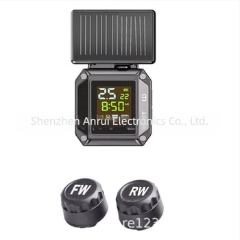 MO-04 TPMS pentru motocicletă – monitorizare wireless a presiunii, afișaj digital, 0-6 bar, precizie înaltă