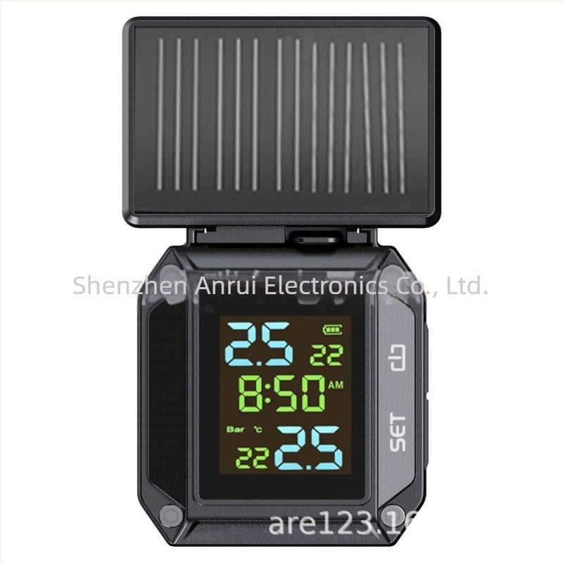 MO-04 TPMS pentru motocicletă – monitorizare wireless a presiunii, afișaj digital, 0-6 bar, precizie înaltă