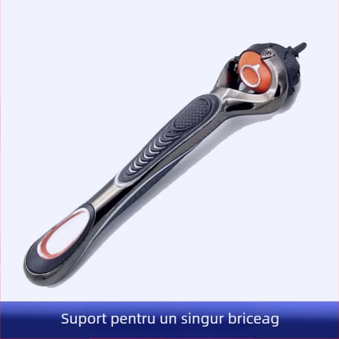 Aparat de ras manual cu mâner cu cinci etaje, suport separat pentru lamă, pentru rasul axilelor și al picioarelor, cutie 500 bucăți