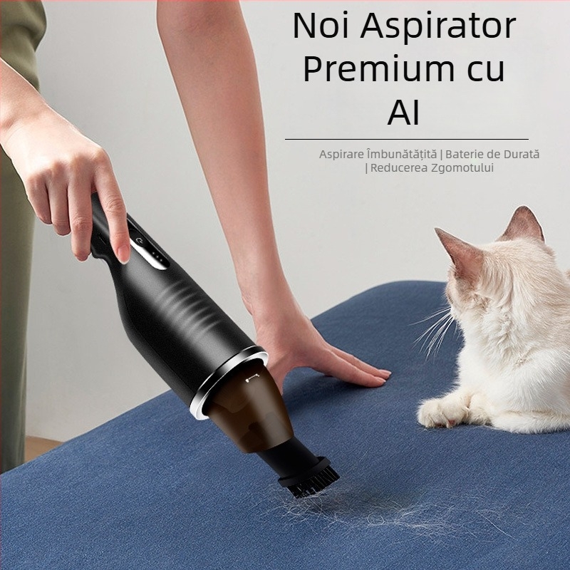 Aspirator portabil pentru mașină, fără fir, 0–200 W, recipient praf, uscat, zgomot sub 36 dB