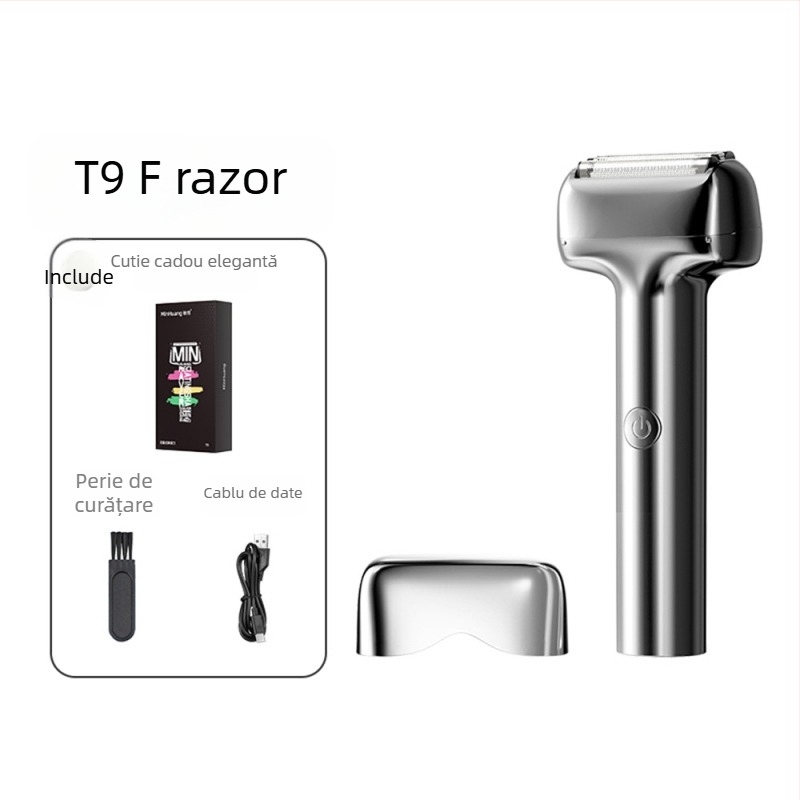 Minhuang aparat de ras electric pentru bărbați — umed și uscat, complet lavabil, încărcare rapidă de 2 ore, baterie încorporată, zgomot redus