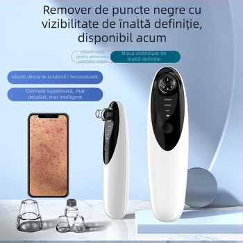 Dispozitiv pentru îndepărtarea punctelor negre cu sistem vizual inteligent, Model QBA-019, Mod de funcționare: rotație electrică, Trepte de reglare: 3, Carcasă ABS, Certificări FCC CE ROHS