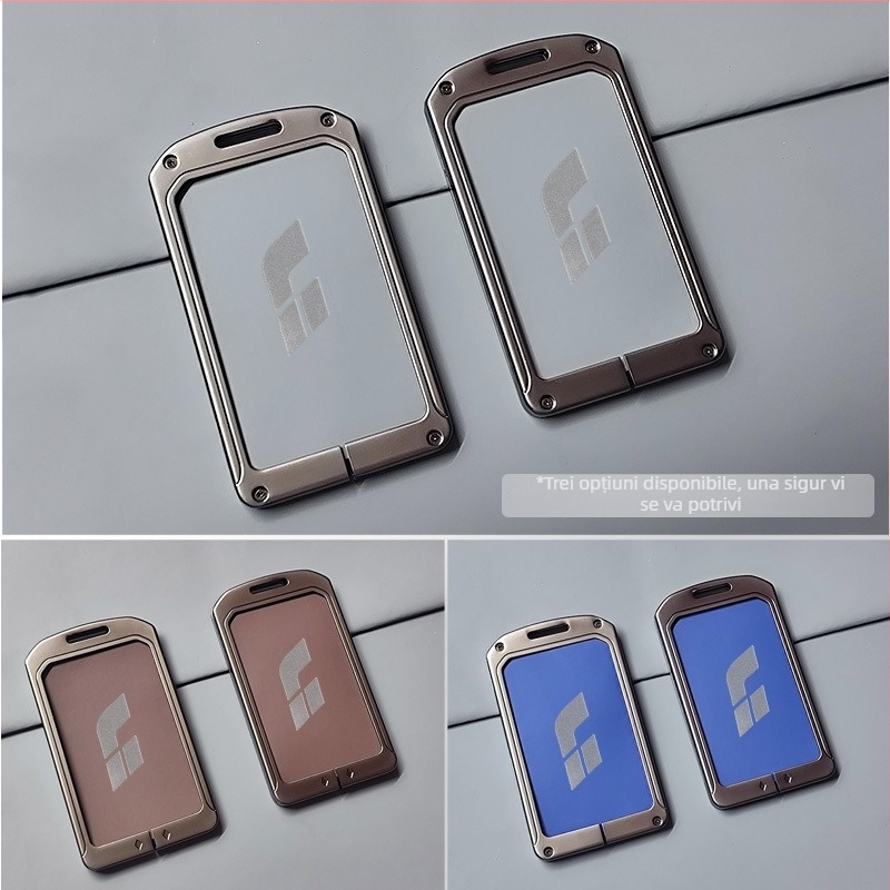 Carcasă de cheie auto LX, model LX, aliaj de zinc, stil business, fără personalizare