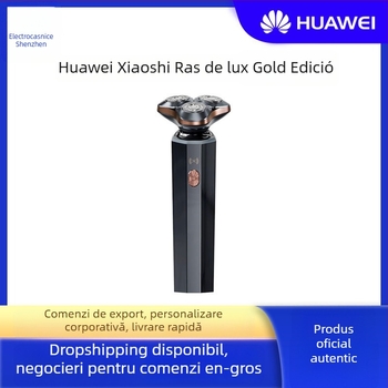 Aparat de ras electric Huawei Ai501 cu cap rotativ cu 3 lame; motor fără perii; baterie încorporată 800–1000 mAh; autonomie peste 60 de minute; gestionare prin aplicație