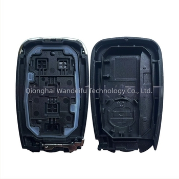 Carcasă pentru cheie Chevrolet — corp ABS cu înveliș exterior din cupru, fără cip, compatibilă cu chei de la 2 la 6 butoane.