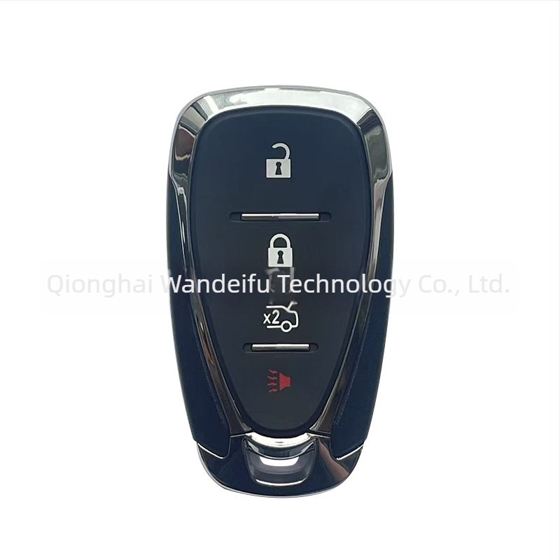 Carcasă pentru cheie Chevrolet — corp ABS cu înveliș exterior din cupru, fără cip, compatibilă cu chei de la 2 la 6 butoane.