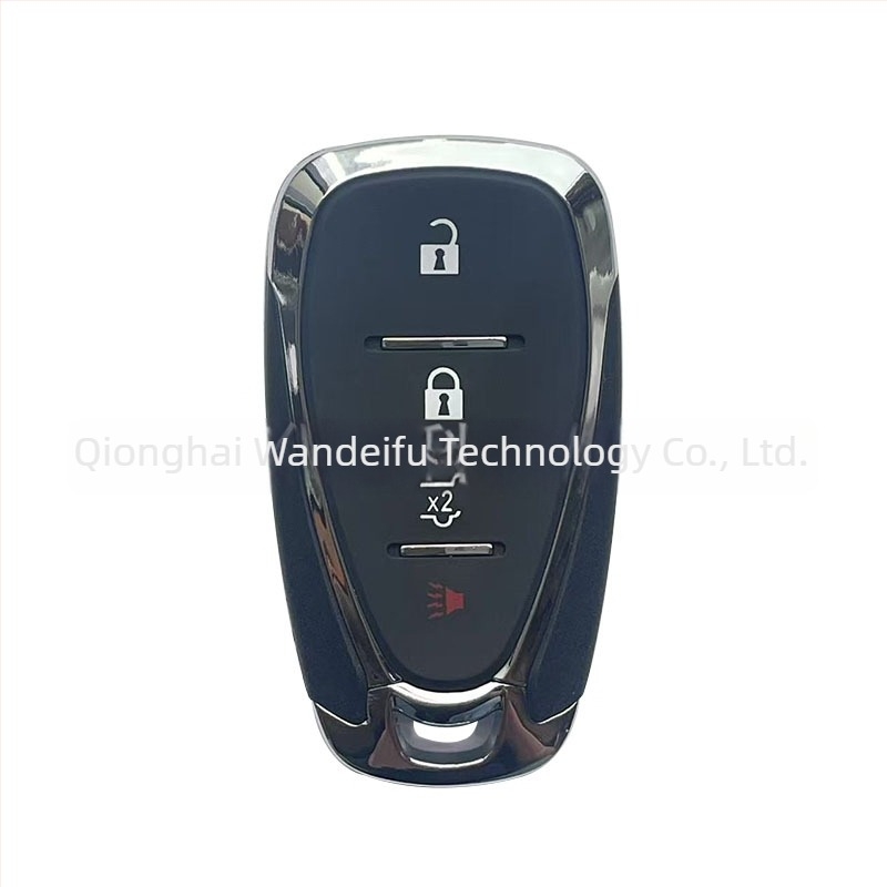 Carcasă pentru cheie Chevrolet — corp ABS cu înveliș exterior din cupru, fără cip, compatibilă cu chei de la 2 la 6 butoane.