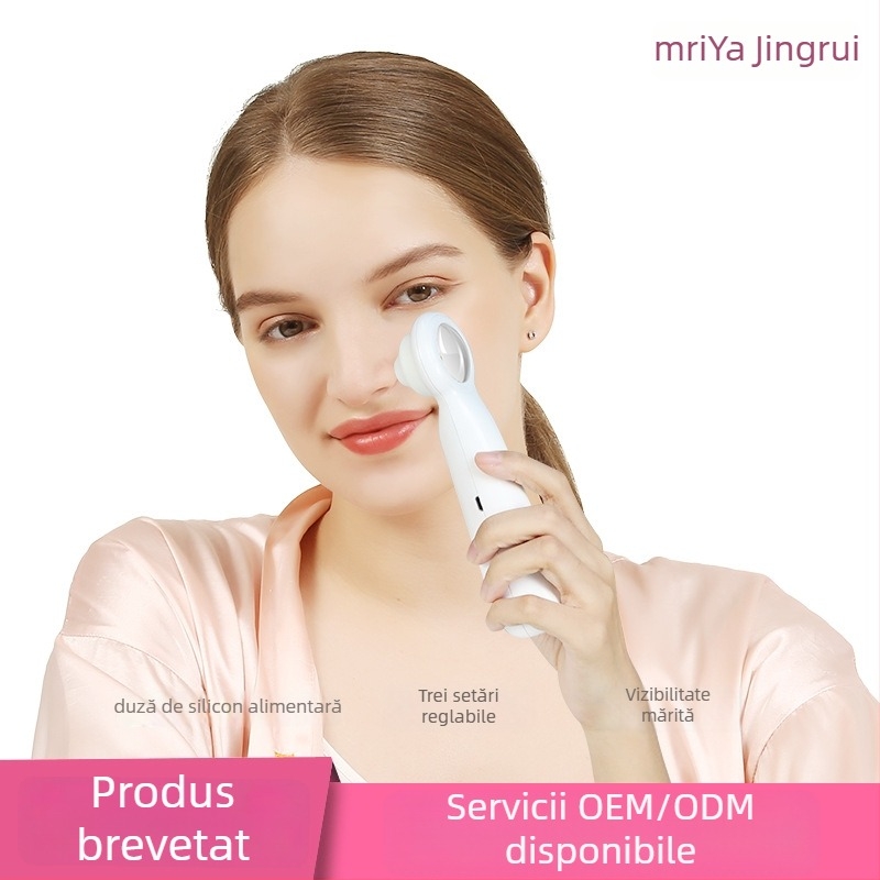 Îndepărtător electric de puncte negre cu vizualizare și aspirație — instrument de curățare a porilor, model SR-2003B, carcasă ABS, rotație electrică, treapta a treia, marca Mriya