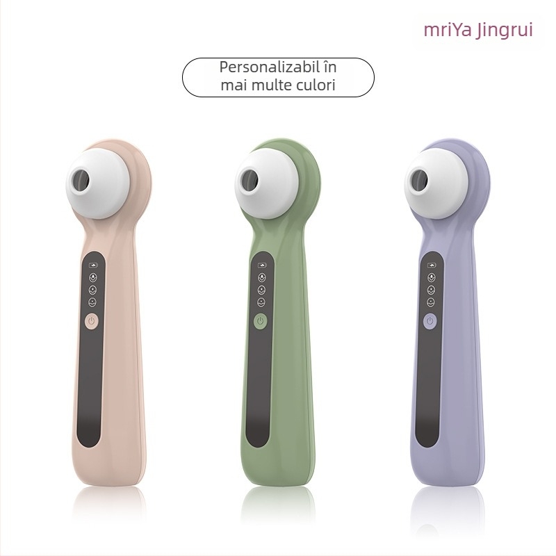 Îndepărtător electric de puncte negre cu vizualizare și aspirație — instrument de curățare a porilor, model SR-2003B, carcasă ABS, rotație electrică, treapta a treia, marca Mriya