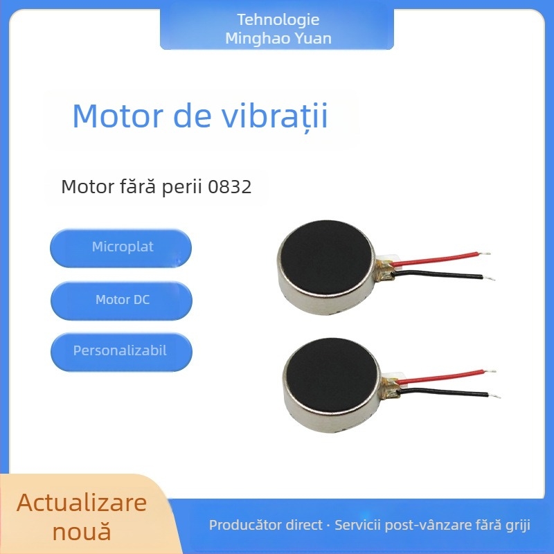 Micro motor fără perii DC ≤36V, eficiență 98%, RoHS certificat