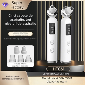 Dispozitiv de curățare a porilor cu vibrații ultrasonice Maggetch HT061, carcasă ABS