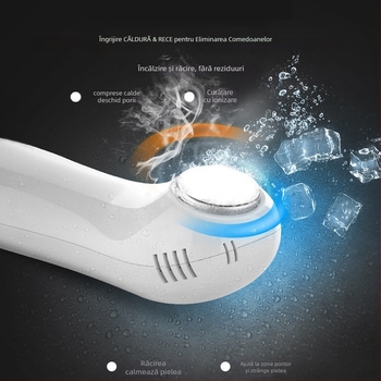 Dispozitiv pentru îndepărtarea punctelor negre, model X3, cu rotație electrică, reglaj de viteză, carcasă ABS