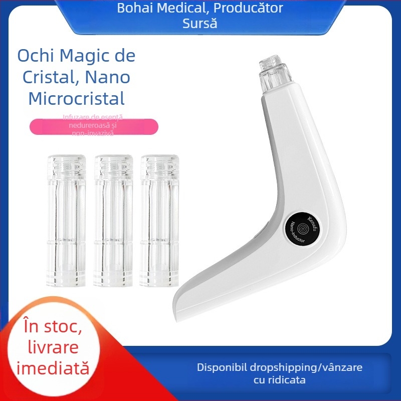 Dispozitiv de înfrumusețare pentru uz casnic cu infuzie nano-microcristalină pentru eliminarea punctelor negre și a bulelor mici — Magic Crystal Eye