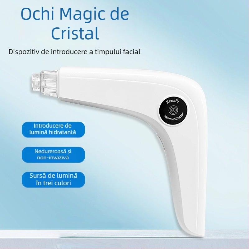 Dispozitiv de înfrumusețare pentru uz casnic cu infuzie nano-microcristalină pentru eliminarea punctelor negre și a bulelor mici — Magic Crystal Eye
