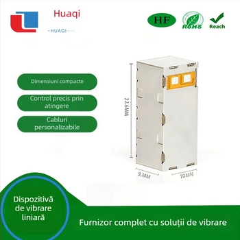 Huaqi motor liniar de vibrație pătrat, fără perii, model 091022, RoHS, cu frecvențe unice și duble, pentru controllere de joc, ochelari VR și tastaturi