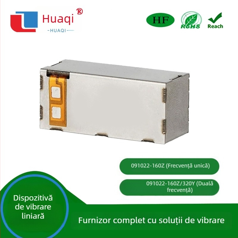 Huaqi motor liniar de vibrație pătrat, fără perii, model 091022, RoHS, cu frecvențe unice și duble, pentru controllere de joc, ochelari VR și tastaturi