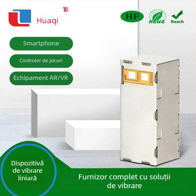 Huaqi motor liniar de vibrație pătrat, fără perii, model 091022, RoHS, cu frecvențe unice și duble, pentru controllere de joc, ochelari VR și tastaturi