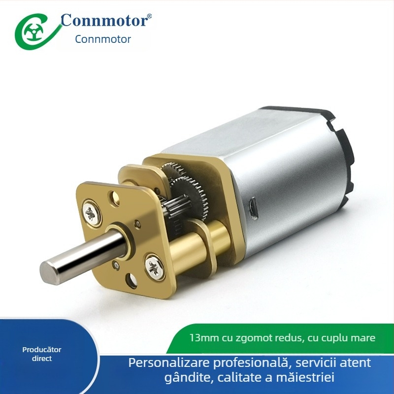 Motor cu perii Kule, mini motor DC cu angrenaje metalice – tensiune sub 36V, cuplu mare, certificat ISO 9001