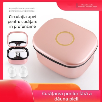 Dispozitiv de curățare facială cu îndepărtarea punctelor negre, Nomechan NMS-182, carcasă ABS, reglaj în 9 trepte