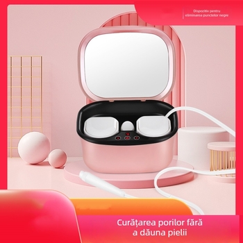 Dispozitiv de curățare facială cu îndepărtarea punctelor negre, Nomechan NMS-182, carcasă ABS, reglaj în 9 trepte