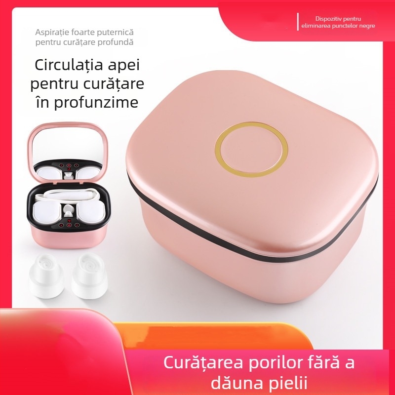 Dispozitiv de curățare facială cu îndepărtarea punctelor negre, Nomechan NMS-182, carcasă ABS, reglaj în 9 trepte
