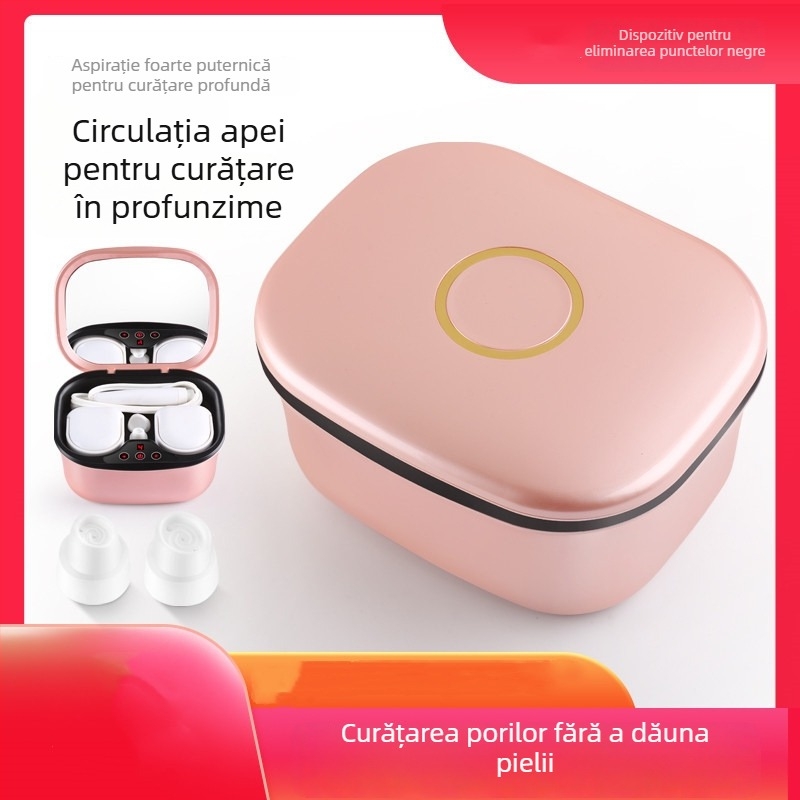 Dispozitiv de curățare facială cu îndepărtarea punctelor negre, Nomechan NMS-182, carcasă ABS, reglaj în 9 trepte