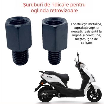 Șurub de înălțare pentru oglinda retrovizoare a unui vehicul electric; șurub de montaj cu înălțare; șurub de fixare