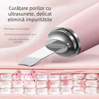 Munxu Curățător de Față Electric 2-in-1 cu Perie din Silicon pentru Curățarea Porilor