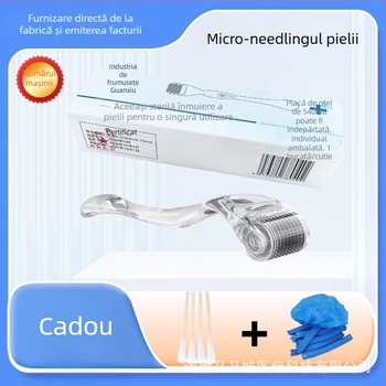 Rolă medicală pentru piele, de unică folosință, cu cap de discuri mixte pentru față, din plastic, modelul 00331, aprobare Yu machinery 20232200217