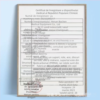 Rolă medicală pentru piele, de unică folosință, cu cap de discuri mixte pentru față, din plastic, modelul 00331, aprobare Yu machinery 20232200217