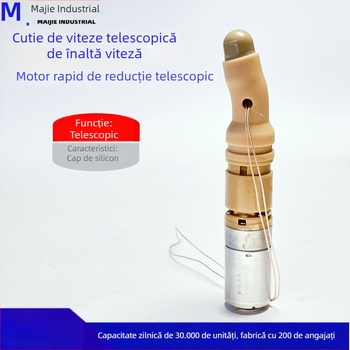 Motor de redusere micro cu cap de silicon pentru dispozitiv de întindere cu mișcare alternativă, MJ595-8, 3.3W, 3.7V, 16000rpm