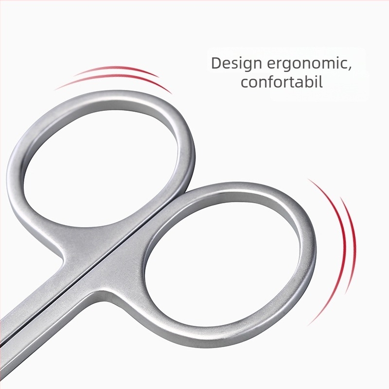 KINEPIN Foarfece pentru sprâncene — oțel inoxidabil, foarfece de machiaj pentru sprâncene și păr de nas