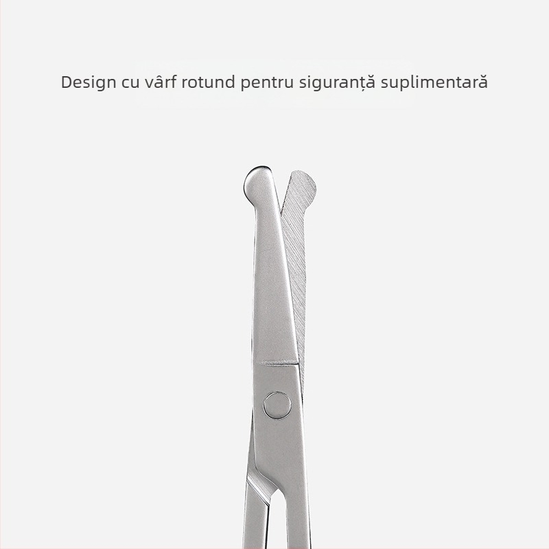 KINEPIN Foarfece pentru sprâncene — oțel inoxidabil, foarfece de machiaj pentru sprâncene și păr de nas