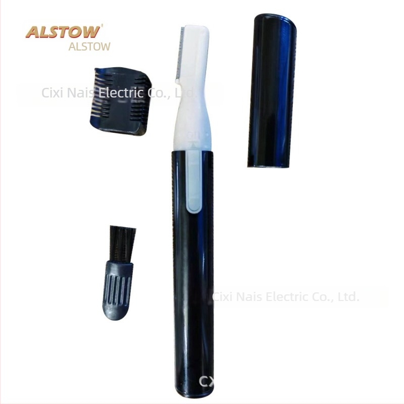 Trimmer electric pentru nas și sprâncene, pentru bărbați – AILISI; Material: plastic, oțel inoxidabil; Etichetă privată disponibilă