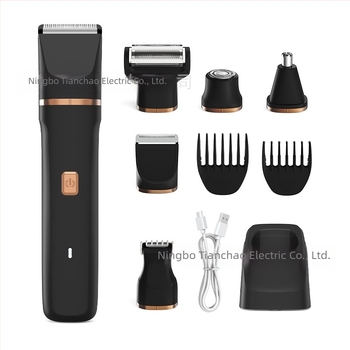 Trimmer electric pentru corp cu lamă ceramică, impermeabil IPX7, baterie Li-ion, lavabil pentru întreg corpul