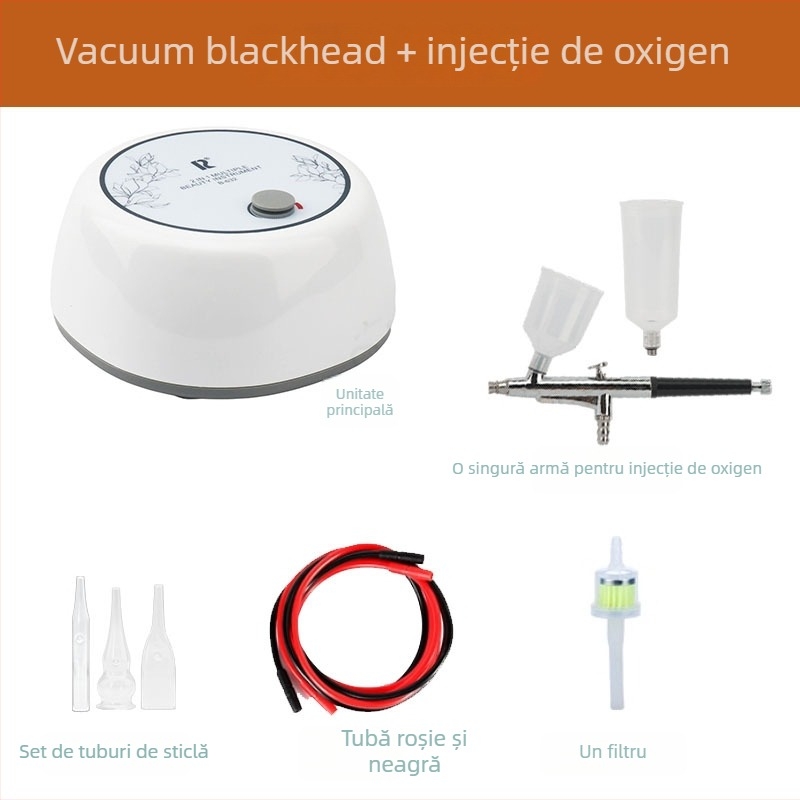 Liya B-632 dispozitiv de extragere a punctelor negre pentru uz casnic – absorbție de ulei, curățare pori, infuzie de oxigen, carcasă din plastic