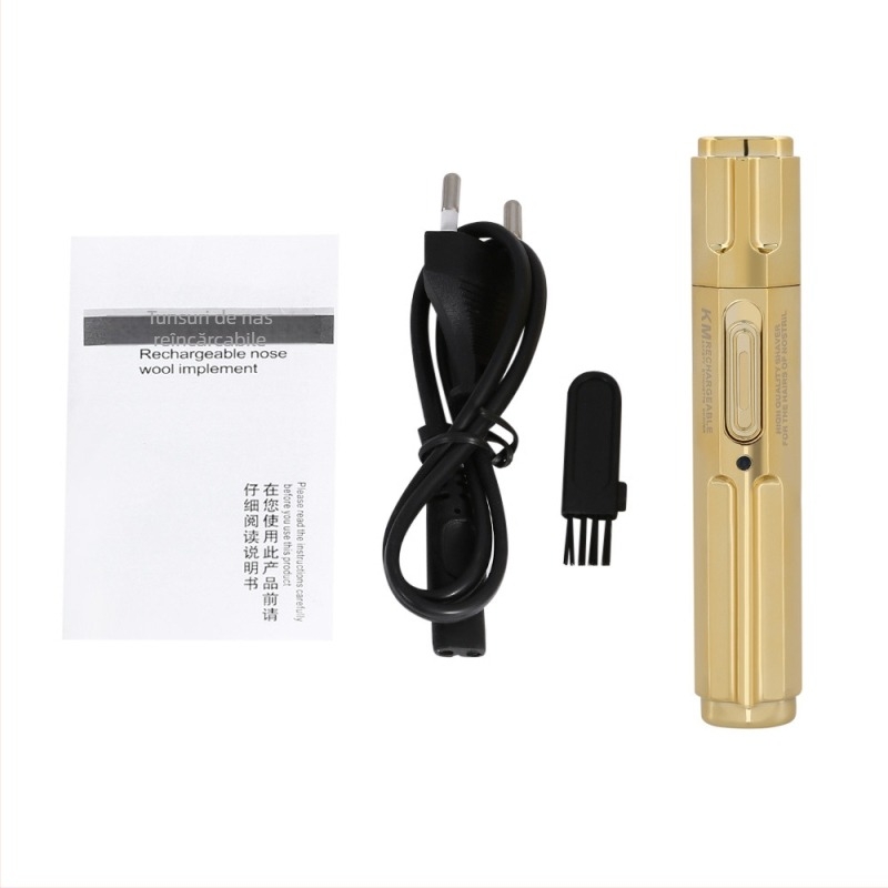Kemei trimmer electric pentru nas, reîncărcabil, corp ABS, 1,37 kg