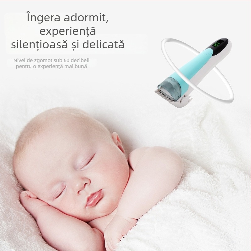 Moco Trimmer de păr pentru bebeluți – reîncărcabil, rezistent la apă, potrivit pentru bebeluși