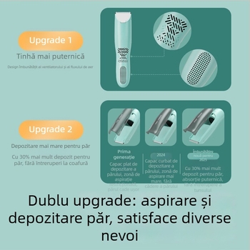 HK988 Aparat de tuns bebeluși, reîncărcabil, cu aspirație automată