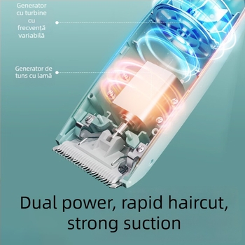 HK988 Aparat de tuns bebeluși, reîncărcabil, cu aspirație automată