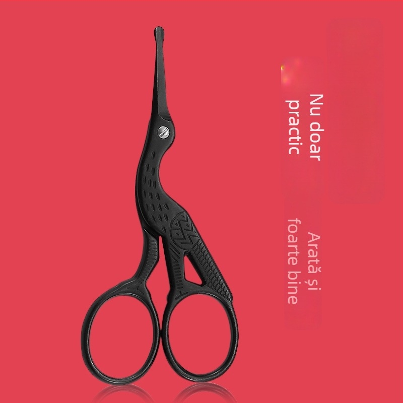 Clip pentru nas și foarfecă pentru sprâncene — oțel inoxidabil, acționare manuală, instrumente de cosmetică