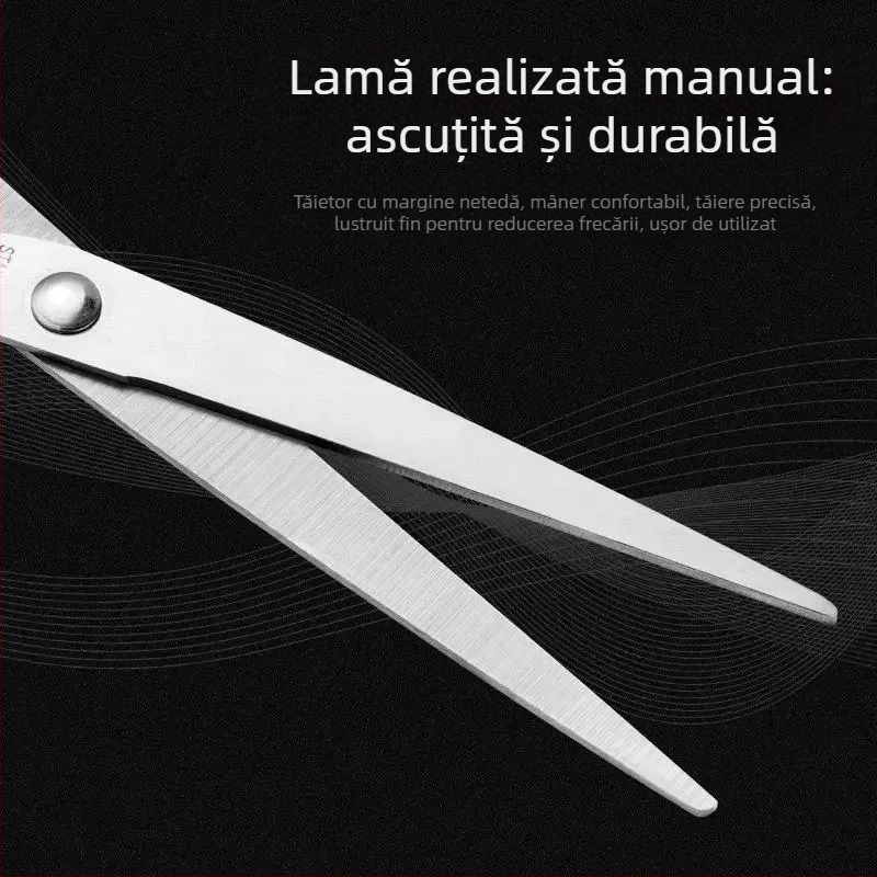 Foarfece de coafură pentru subțierea și tăierea părului, cu dinți plate pentru frizerie, foarfece profesionale de tuns păr