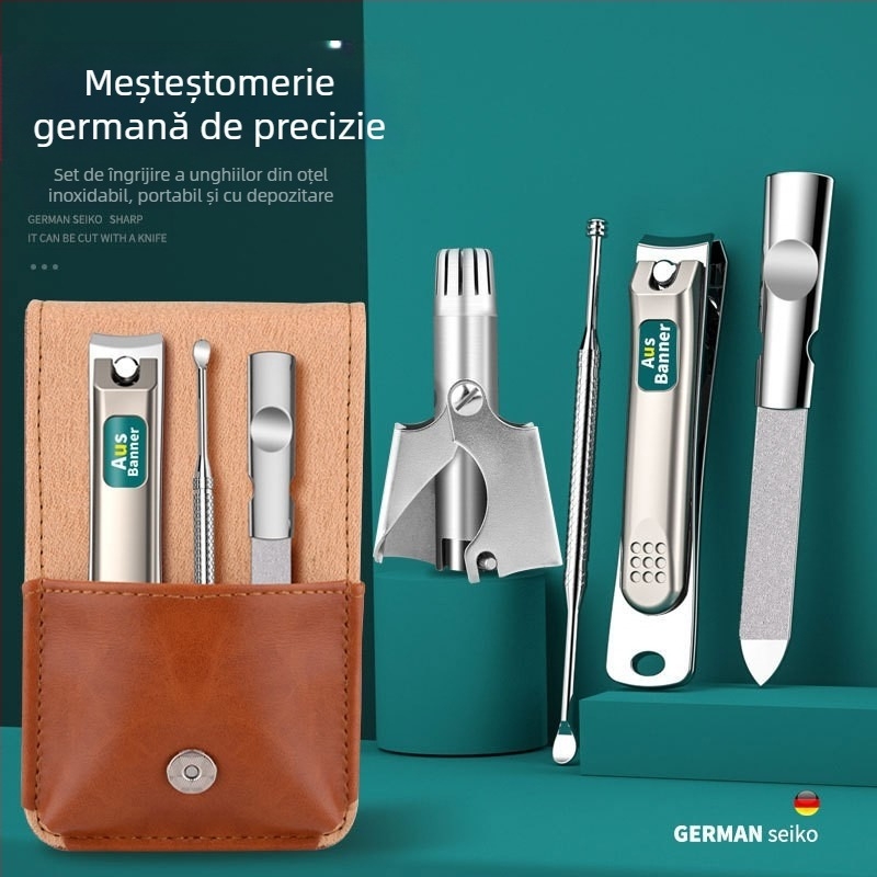 Zhuoqi Trimmer pentru nas – oțel inoxidabil, alimentare la priză, complet lavabil