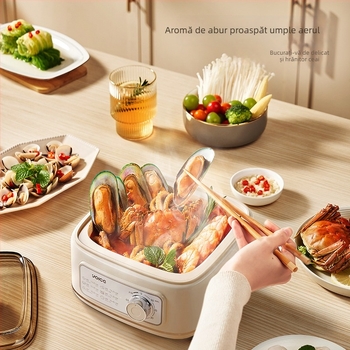 Aburitor electric Y-DZ02, design cu trei niveluri, capacitate 8-10 L, 1000W, 220V