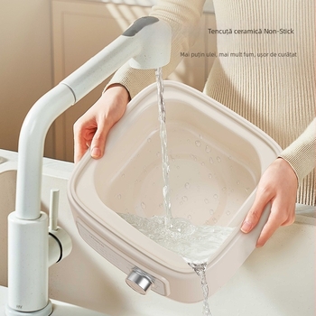 Aburitor electric Y-DZ02, design cu trei niveluri, capacitate 8-10 L, 1000W, 220V