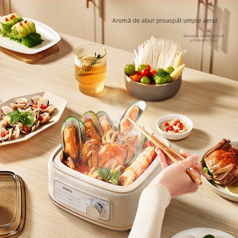 Aburitor electric Y-DZ02, design cu trei niveluri, capacitate 8-10 L, 1000W, 220V