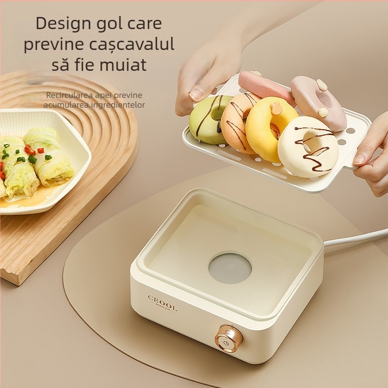 GC-XZG01 Aburitor electric cu două niveluri pentru ouă și legume, capacitate 18 ouă, 200W, 220V, oprire automată