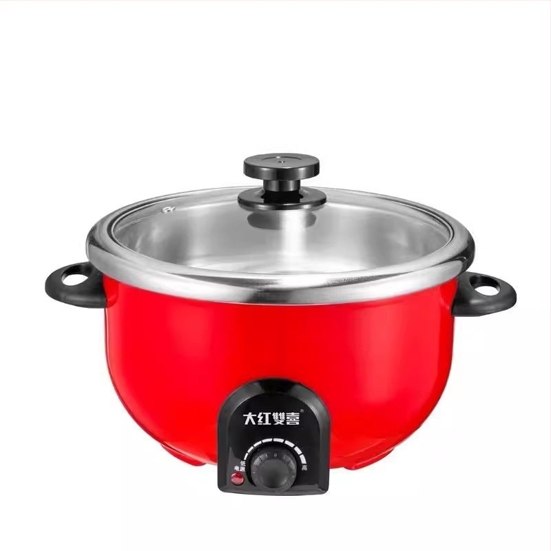 Oală electrică multifuncțională cu abur, 4–5 L, 1200–1500 W, vas interior antiaderent, control mecanic