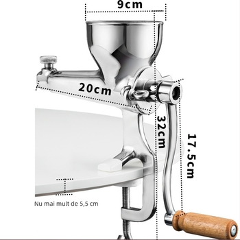 Storcător de suc manual Wheat - oțel inoxidabil 304, multifuncțional