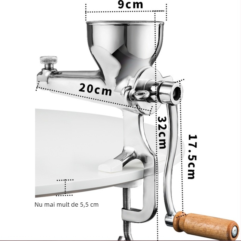 Storcător de suc manual Wheat - oțel inoxidabil 304, multifuncțional